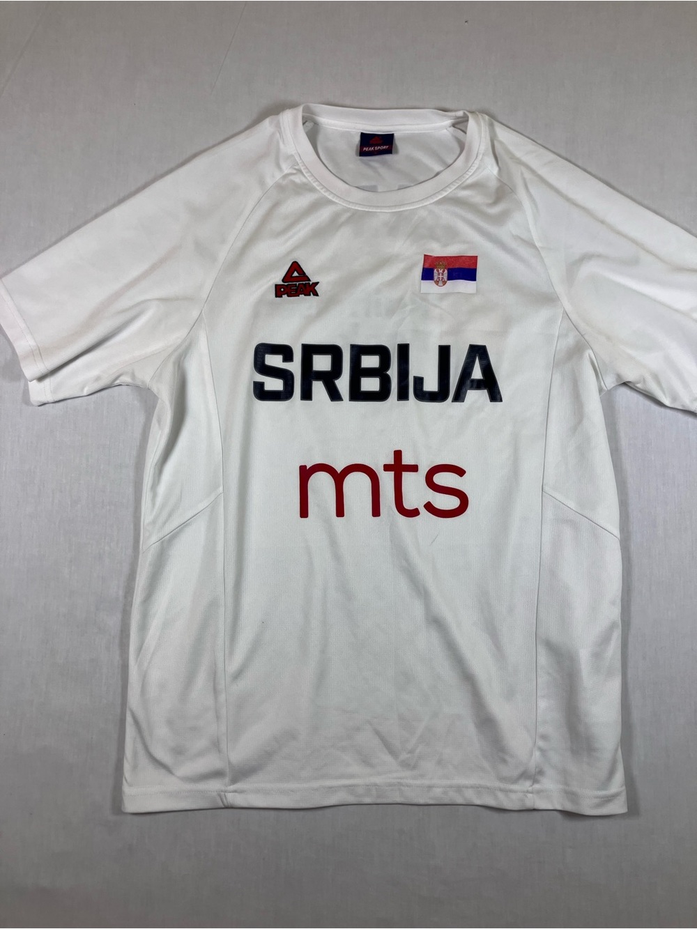 Serbia White Home Jersey - SRBIJA mts